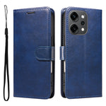 For Oppo Reno14 Pro 5G (China) / Oppo Reno14 Pro 5G (Global) Leather Wallet Case with Strap Solid Color Phone Stand Cover