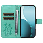 For Oppo Reno14 Pro 5G (China) / Oppo Reno14 Pro 5G (Global) Wallet Case Floral Butterfly Imprinted Leather Phone Cover Stand