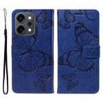 For Oppo Reno14 Pro 5G (China) / Oppo Reno14 Pro 5G (Global) Wallet Case Floral Butterfly Imprinted Leather Phone Cover Stand