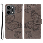 For Oppo Reno14 Pro 5G (China) / Oppo Reno14 Pro 5G (Global) Wallet Case Floral Butterfly Imprinted Leather Phone Cover Stand