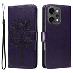 For Oppo Reno14 Pro 5G (China) / Oppo Reno14 Pro 5G (Global) Phone Case with Stand Cat Tree Pattern Leather Wallet Mobile Cover