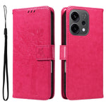 For Oppo Reno14 5G (China) / Oppo Reno14 F 5G / Oppo Reno14 5G (Global) Phone Case with Stand Cat Tree Pattern Leather Wallet Mobile Cover