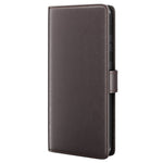 For Samsung Galaxy S23+ Case Genuine Split Leather Phone Cover with Wallet Stand