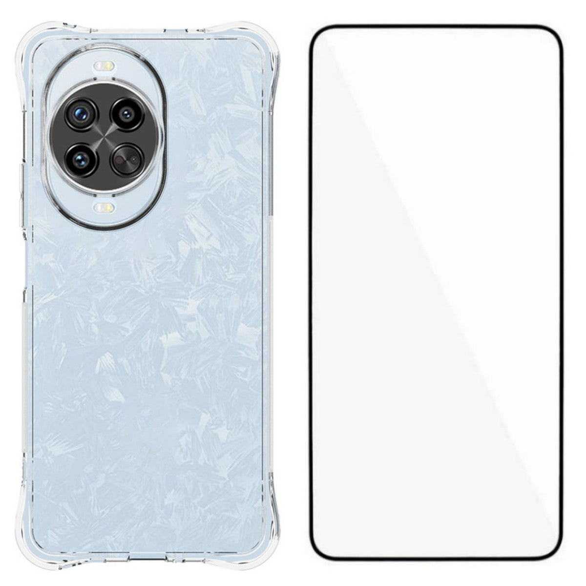 WANLONFENG For Huawei nova 14 Pro 5G Case  WL Series 2.0mm TPU Phone Cover with Tempered Glass Film