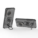 WANLONFENG-mobilcover til Huawei Nova 14 Ultra 5G, PC-TPU-bagcover, støttefod og hærdet glas