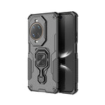WANLONFENG-mobilcover til Huawei Nova 14 Ultra 5G, PC-TPU-bagcover, støttefod og hærdet glas