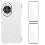 WANLONFENG För Huawei Nova 14 5G TPU-skal WL2-serien 2.0mm mobilskydd med 2 st. härdat glasfilm