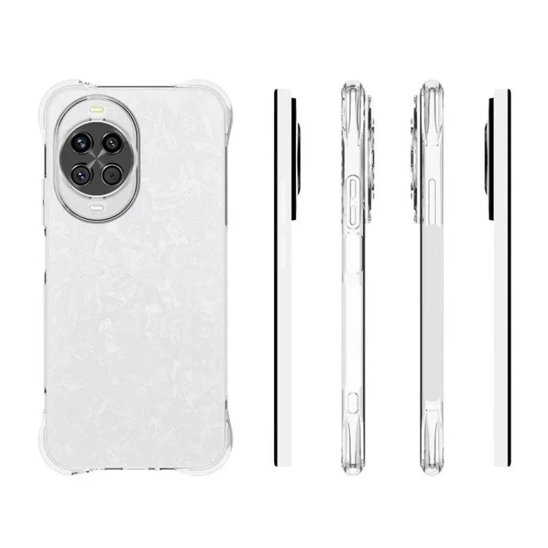 WANLONFENG För Huawei Nova 14 5G TPU-skal WL2-serien 2.0mm mobilskydd med 2 st. härdat glasfilm