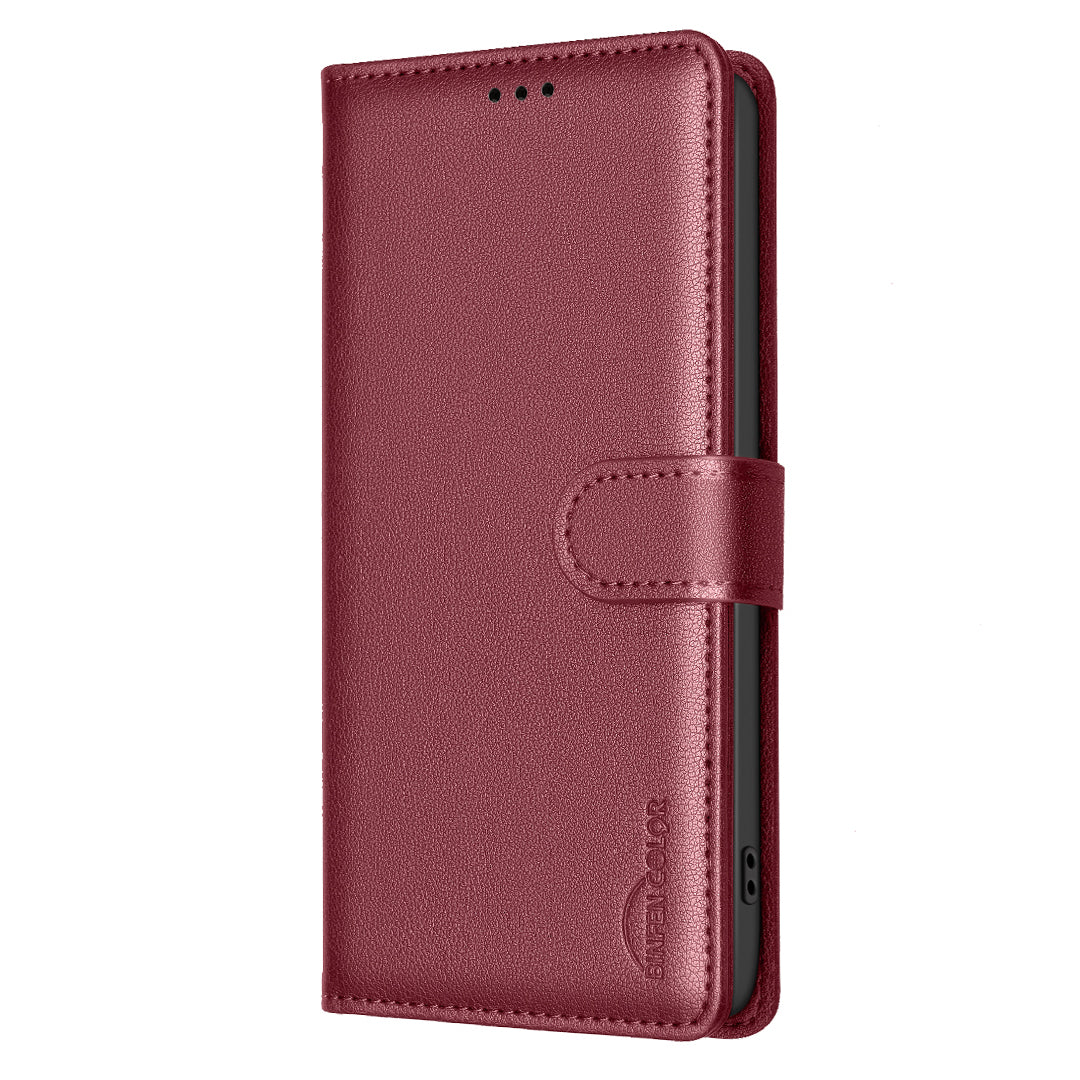 BINFEN COLOR For Samsung Galaxy M36 5G Leather Case  BF32 Wallet RFID Blocking Phone Cover