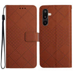 Til Samsung Galaxy M36 5G Etui Pung Præg PU Læder Flip Folio Telefon Cover