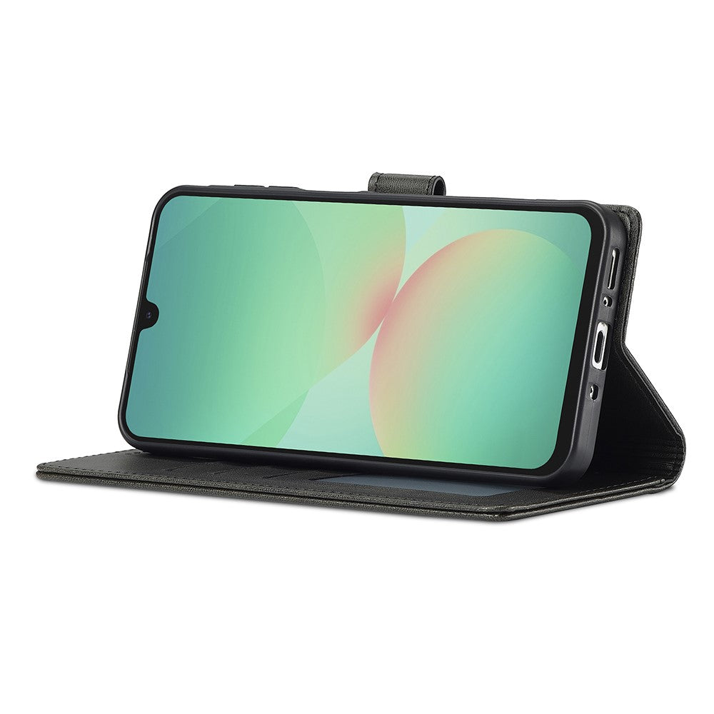 LC.IMEEKE För Samsung Galaxy A17 5G / A17 4G Skal Kalvstruktur PU Läder Stativ Plånboksfodral