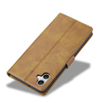 LC.IMEEKE For Samsung Galaxy A07 4G Case Calf Texture PU Leather Stand Wallet Phone Cover