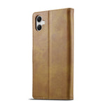 LC.IMEEKE For Samsung Galaxy A07 4G Case Calf Texture PU Leather Stand Wallet Phone Cover