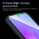 For Samsung Galaxy F16 5G / M16 5G Case Skin-Touch TPU + PC Matte Phone Back Cover, Transparent Black