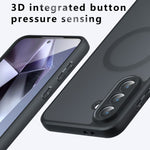 For Samsung Galaxy A35 5G Magnetic Case TPU+PC Matte Phone Cover