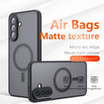 For Samsung Galaxy A35 5G Magnetic Case TPU+PC Matte Phone Cover