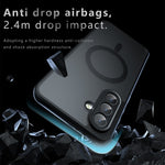 For Samsung Galaxy A35 5G Magnetic Case TPU+PC Matte Phone Cover