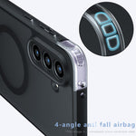 For Samsung Galaxy A35 5G Magnetic Case TPU+PC Matte Phone Cover
