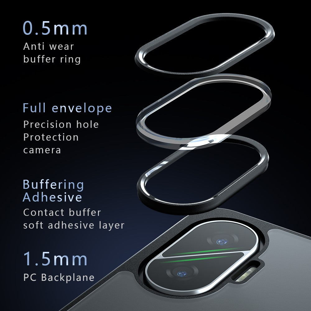For Xiaomi Redmi Turbo 4 Pro 5G / Poco F7 5G Case TPU + PC Shockproof Clear Phone Cover