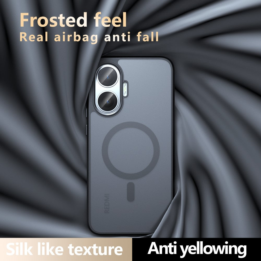 Matte Case for Xiaomi Redmi Turbo 4 Pro 5G / Poco F7 5G Magnetic Case TPU+PC Phone Cover