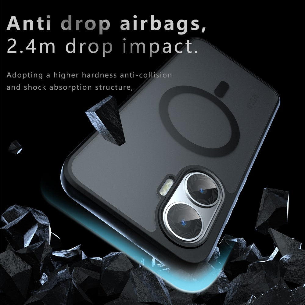 Matte Case for Xiaomi Redmi Turbo 4 Pro 5G / Poco F7 5G Magnetic Case TPU+PC Phone Cover