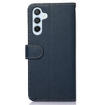 KHAZNEH For Samsung Galaxy S25 FE Case RFID Blocking Wallet Litchi Texture PU Leather Phone Cover with Strap