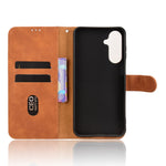 For Samsung Galaxy M36 5G Leather Case Skin Feel Anti Drop Wallet Flip Phone Cover