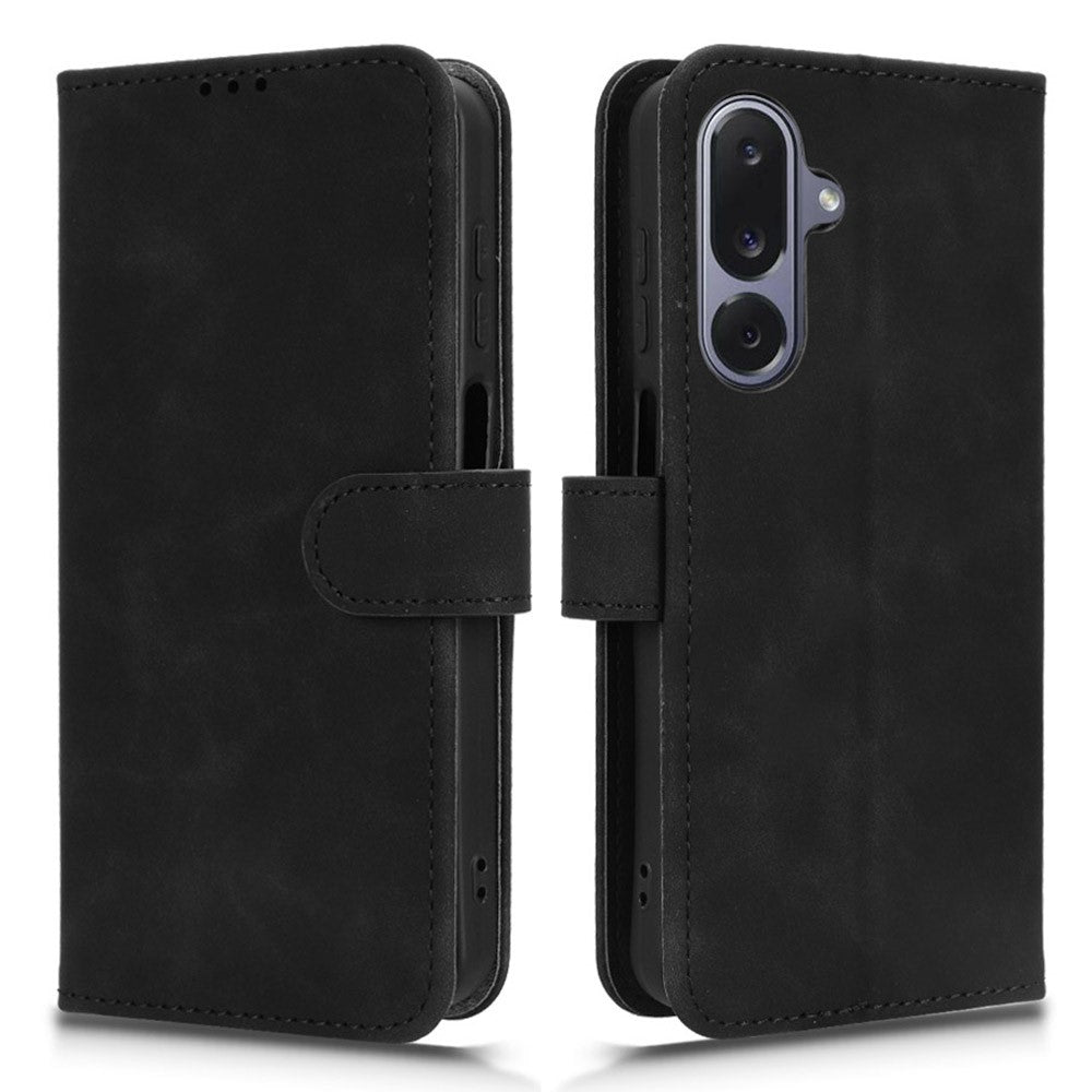 For Samsung Galaxy M36 5G Leather Case Skin Feel Anti Drop Wallet Flip Phone Cover