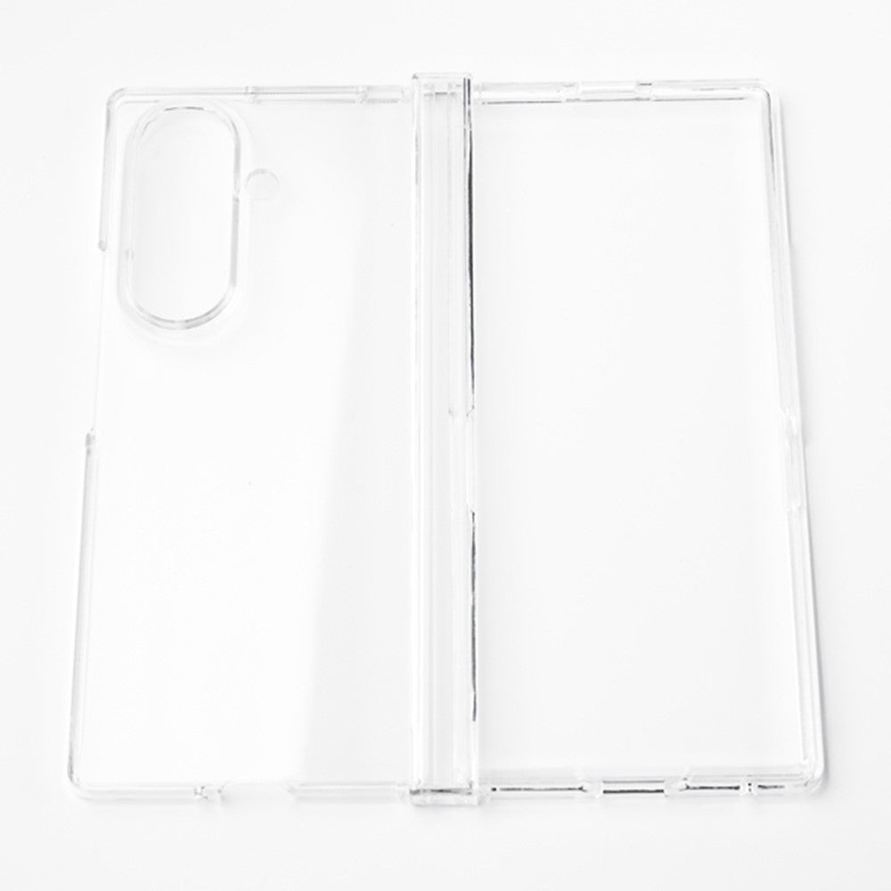 For Samsung Galaxy Z Fold7 5G Case Anti-Drop Transparent Hard PC Phone Cover