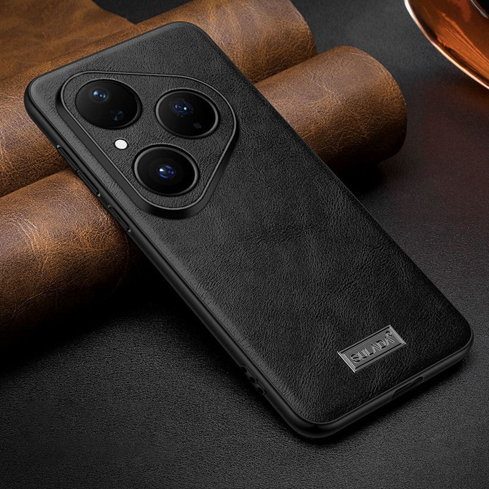 SULADA For Huawei Pura 80 Case PU Leather + TPU + PC Back Phone Cover