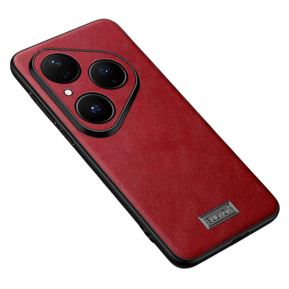 SULADA For Huawei Pura 80 Case PU Leather + TPU + PC Back Phone Cover