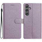 For Samsung Galaxy M36 5G Leather Case Wallet Stand Phone Cover with Handy Strap