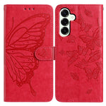 For Samsung Galaxy M36 5G Case Butterfly Imprinted Wallet Stand PU Leather Flip Phone Cover with Strap