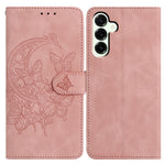 For Samsung Galaxy M36 5G Case Butterfly Flower Imprinted PU Leather Wallet Stand Phone Cover