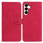 For Samsung Galaxy M36 5G Case Butterfly Flower Imprinted PU Leather Wallet Stand Phone Cover