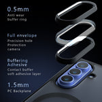For Samsung Galaxy Z Fold5 5G Magnetic Case TPU + PC Matte Skin Touch Phone Cover