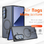 For Samsung Galaxy Z Fold5 5G Magnetic Case TPU + PC Matte Skin Touch Phone Cover