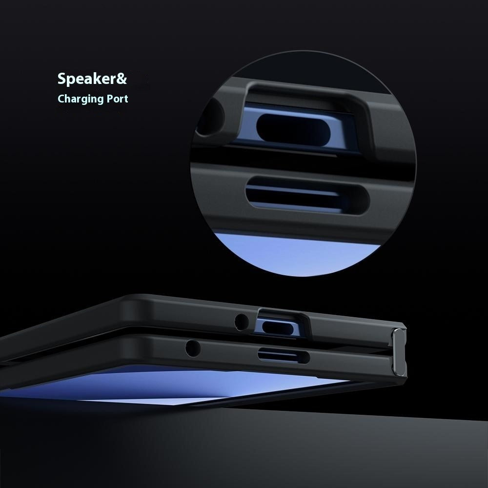 For Samsung Galaxy Z Fold5 5G Magnetic Case TPU + PC Matte Skin Touch Phone Cover