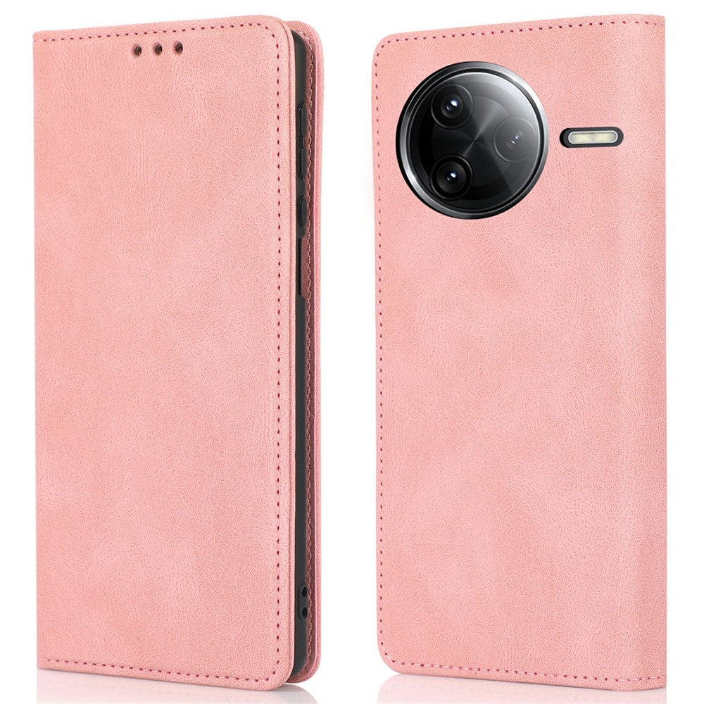 Magnetisk læderflipcover med pung og magnetlukning til Xiaomi Redmi K80 5G / Poco F7 Pro 5G
