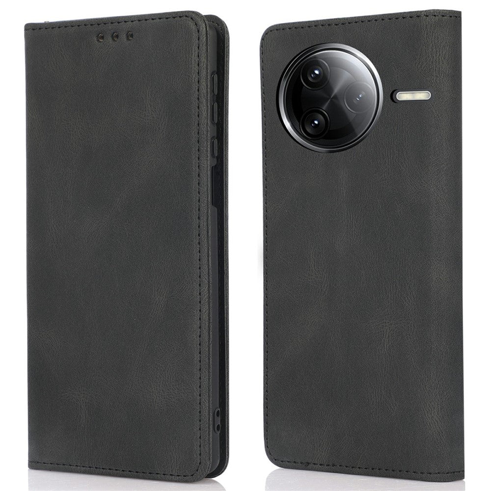 Magnetisk læderflipcover med pung og magnetlukning til Xiaomi Redmi K80 5G / Poco F7 Pro 5G