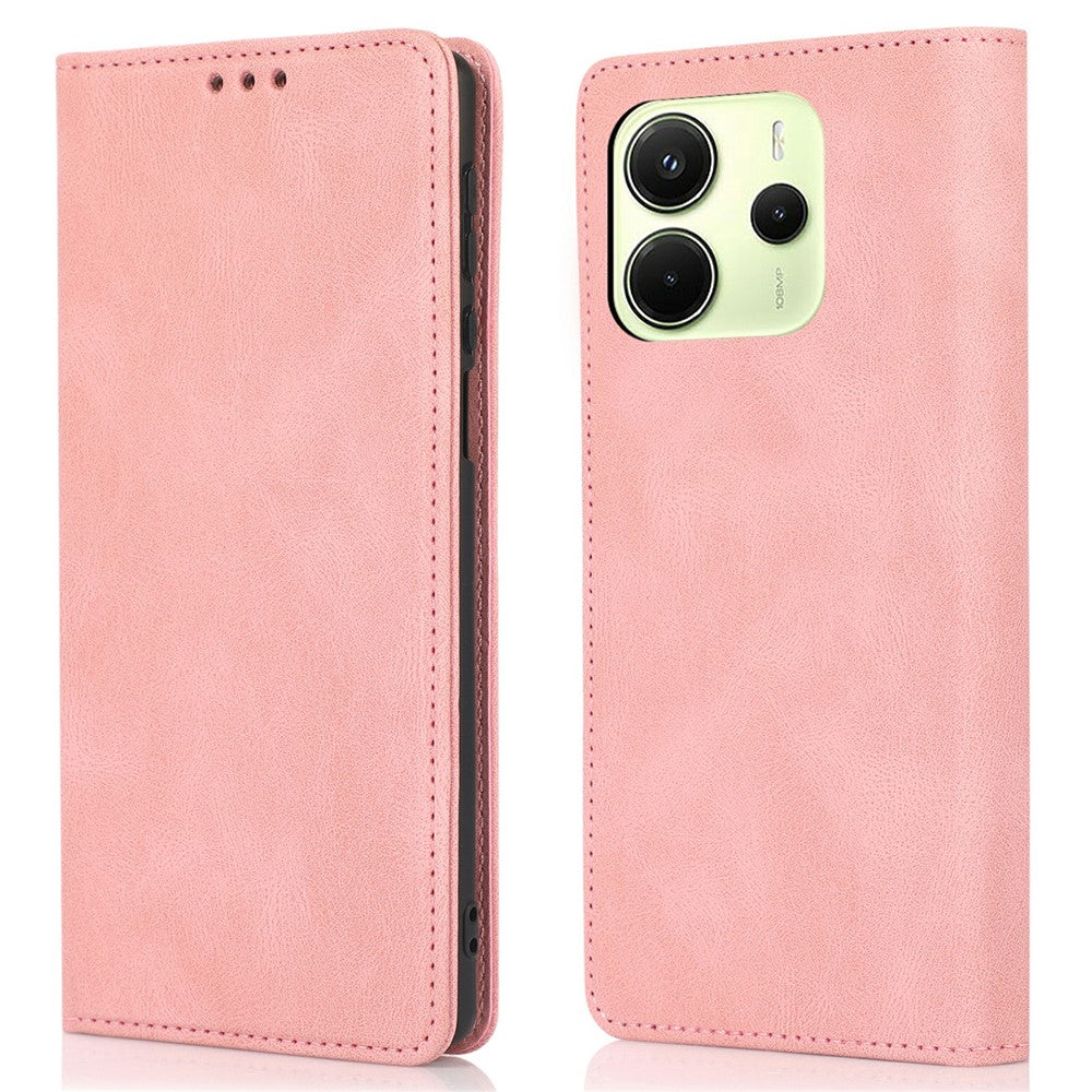 For Xiaomi Redmi Note 14 5G Case Wallet Magnetic Closing Leather Flip Phone Cover