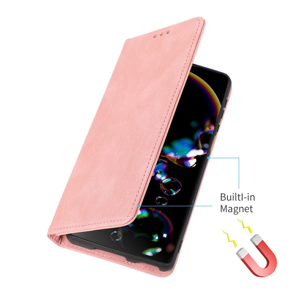 Xiaomi 15 Ultra Plånboksfodral med magnetisk stängning i läder med fällbart lock