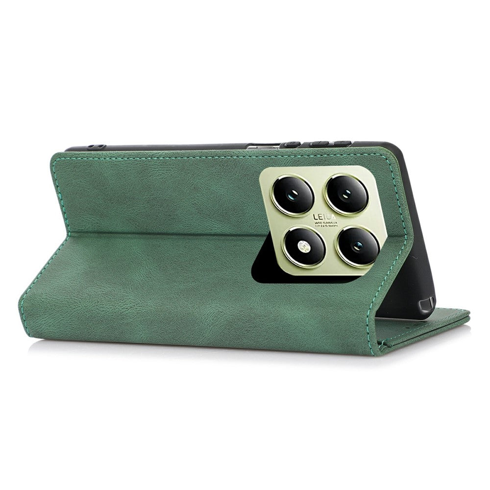 For Xiaomi 15T Case Wallet Magnetic Closing Leather Flip Phone Cover