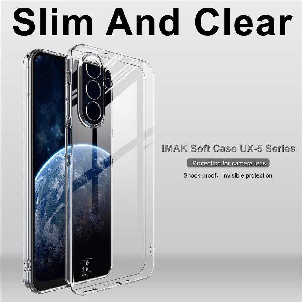IMAK UX-5 Series til Samsung Galaxy A17 5G / A17 4G Cover Stødsikkert TPU Klart Slankt Bagcover