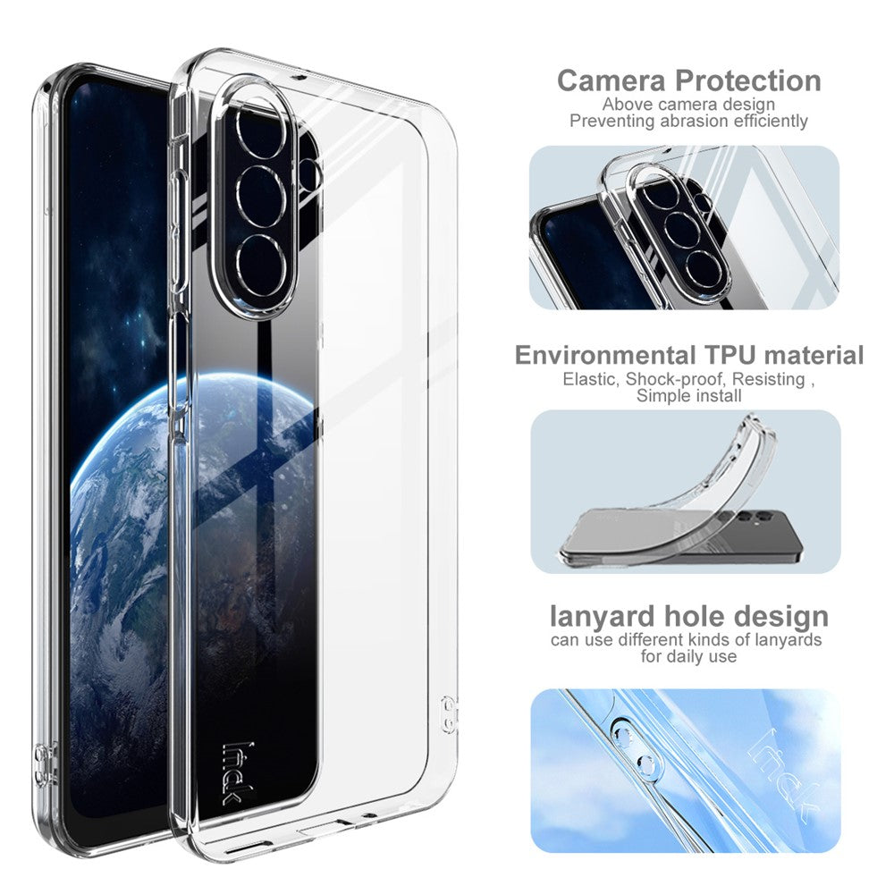 IMAK UX-5 Series til Samsung Galaxy A17 5G / A17 4G Cover Stødsikkert TPU Klart Slankt Bagcover