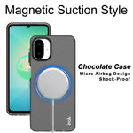 IMAK Til Samsung Galaxy A07 4G Magnetisk Cover PC + TPU Beskyttende Telefon Bagcover