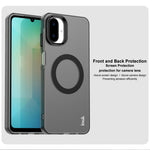 IMAK Til Samsung Galaxy A07 4G Magnetisk Cover PC + TPU Beskyttende Telefon Bagcover