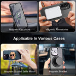 IMAK Til Samsung Galaxy A07 4G Magnetisk Cover PC + TPU Beskyttende Telefon Bagcover