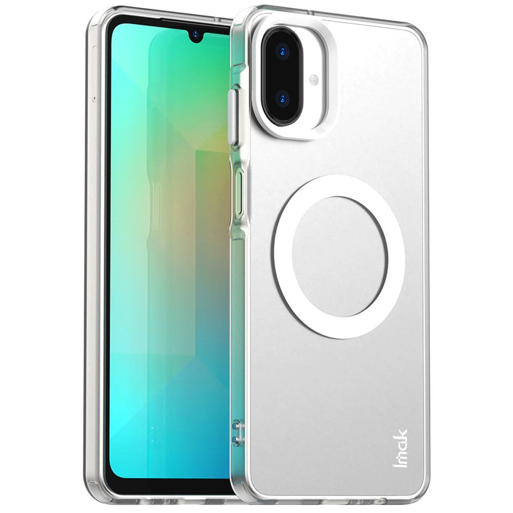 IMAK Til Samsung Galaxy A07 4G Magnetisk Cover PC + TPU Beskyttende Telefon Bagcover
