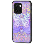 For OnePlus 13T 5G Case Butterfly Pattern TPU + Tempered Glass Protective Phone Cover